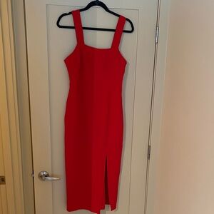 Petal & Pup Hyatt Dress - Elegant Red Sleeveless Dress